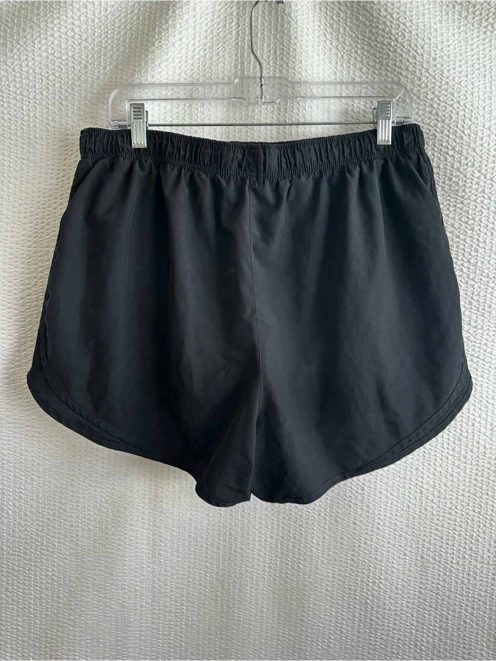 Nike Dri-FIT Black Running Shorts Lined Athletic Gym Training Women’s Large